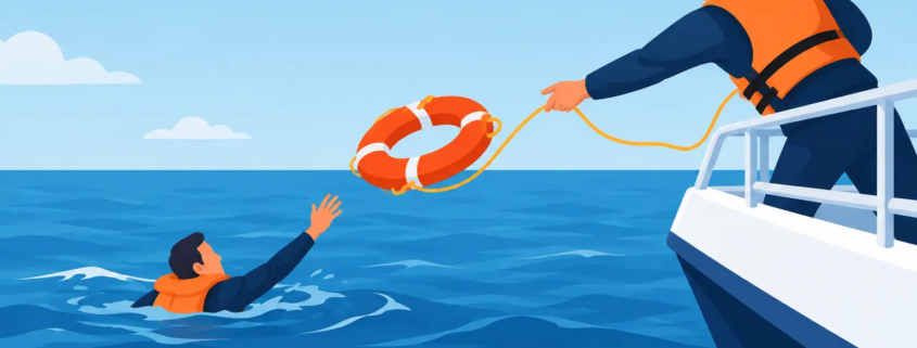 How to Recover Man Overboard Safely at Sea