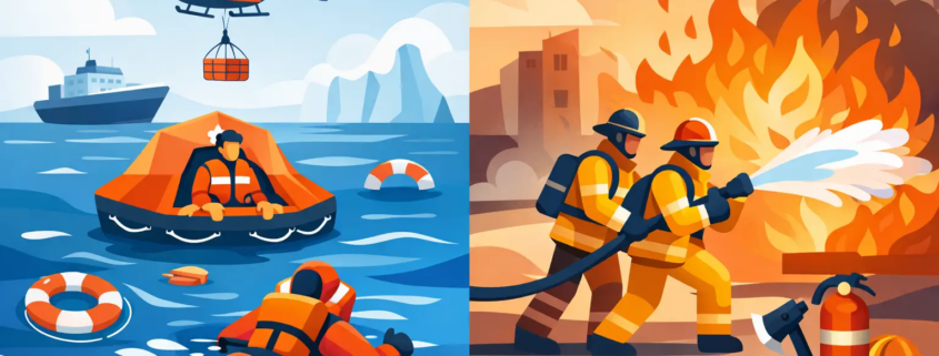 STCW Personal Survival Versus Fire Prevention